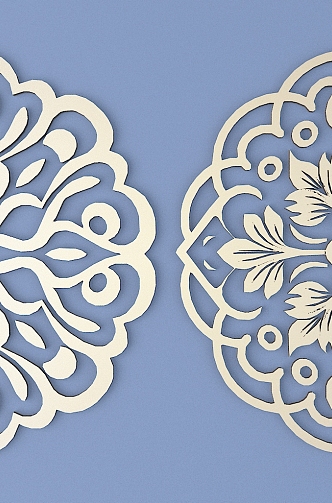 Chinese-style Carved Round Carved Traditional Pattern Lattice Carved Pattern 3d model