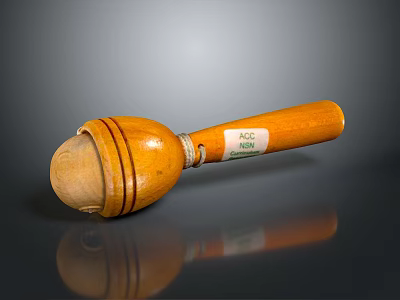 Wooden Furniture With FSC Certification Round Head Design And Smooth Handle 3d model