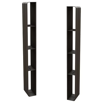 vertical metal wall decorative wall shelf 18w 3d model vertical metal wall decorative wall shelf 18w 3d model