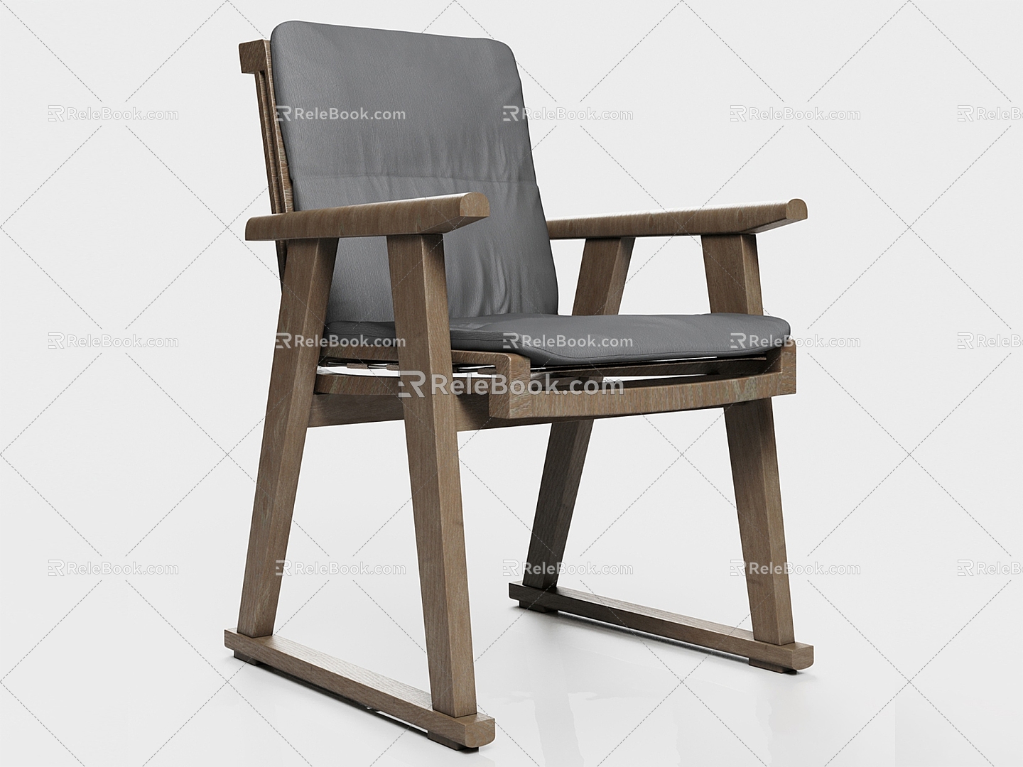 GO58 Solid Wood Chair Single Chair Chair Stool Chair Leisure Chair Bar Counter Chair Solid Wood Furniture Modern Furniture Brand Furniture 3d model