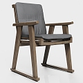 GO58 Solid Wood Chair Single Chair Chair Stool Chair Leisure Chair Bar Counter Chair Solid Wood Furniture Modern Furniture Brand Furniture 3d model