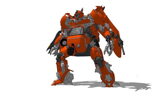 Modern Robot Transformers 3d model