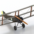 World War I Aircraft World War I Fighter World War II Aircraft Vintage Fighter 3d model