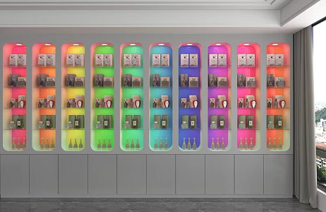 Showcase Shelf 3d model