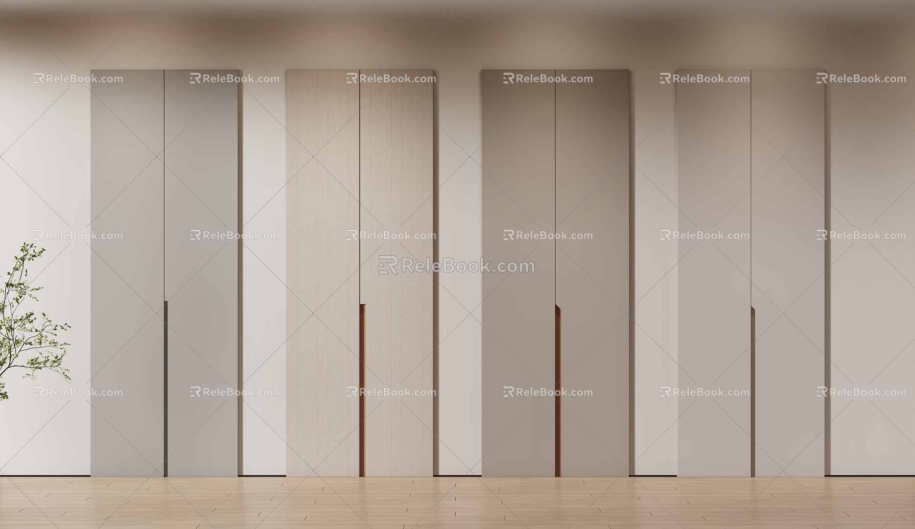 Modern cabinet door 3d model