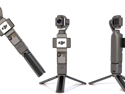 DJI Mobile Gimbal Stabilizer With Tripod Design For Smartphone Video Shooting 3d model