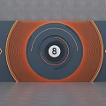 Audio background wall 3d model