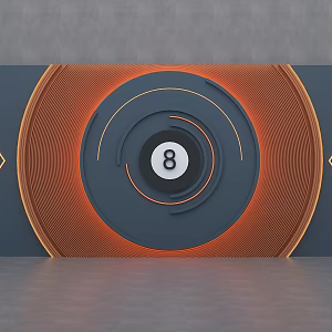 Audio background wall 3d model