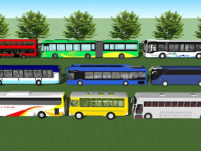Modern Bus Bus 3d model