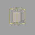 Modern Bathroom Accessories Wall Mounted With Sleek White Lampshade And Metal Bracket