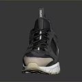 Modern Casual Style Sneakers Featuring Mesh Upper Blue Gray Beige Color And White Sole Design