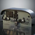 Advanced Ergonomic Control Panel With Digital Screen Joysticks And Control Buttons