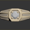 Ring Diamond Ring Gem Ring Women's Ring Wedding Ring Ring Ring Gold Ring Silver Ring Jewelry 3d model