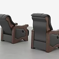 Modern Ergonomic Office Chair With Adjustable Height Lumbar Support And Leather Upholstery For Home Office