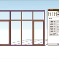 Modern Casement Window With Wooden Frame And Clear Glass Panes Design