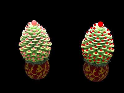 Modern Christmas Gifts 3d model