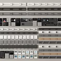 Modern Sleek Switch Panels In White Grey Black And Brown With Various Designs