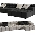 Modern Multiplayer Sofa 3d model