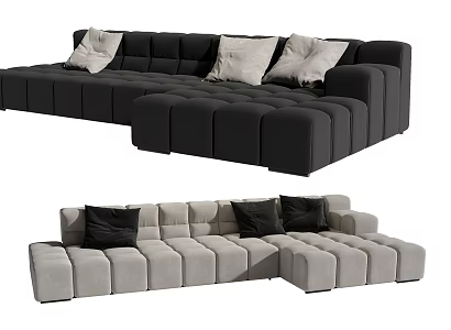 Modern Multiplayer Sofa 3d model