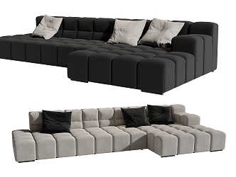 Modern Multiplayer Sofa 3d model