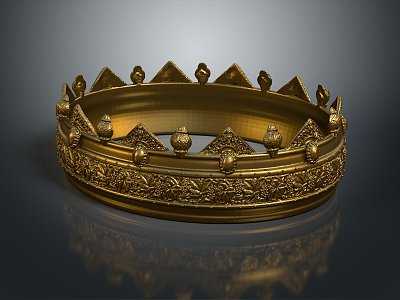 Crown Home Ornaments Royal Goods Noble Goods Jewelry Ornaments 3d model