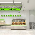 Gooden House Dessert Shop Interior With Green Accents Display Cases And Fresh Desserts
