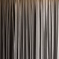 Modern Layered Curtains With Black Gray And White Color Block Design