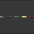 Assorted Packaged Snack Bars With Chocolate And Flavored Varieties