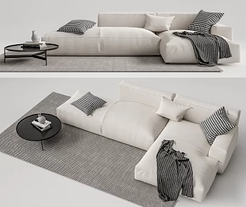 Modern Multiplayer Sofa 3d model