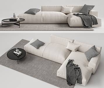 Modern Multiplayer Sofa 3d model