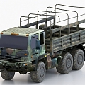 Military Truck Military Transporter Car 3d model