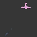 Game Movie Character With Pink Hair Ornate Armor And High Slit Long Dress