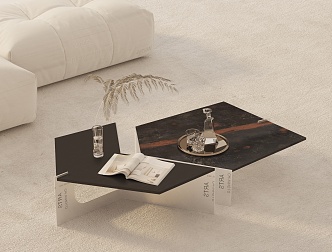 Modern coffee table 3d model