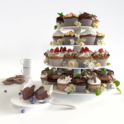 Cake 3d model Cake 3d model