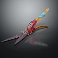 Durable Hardware Garden Shears with Colorful Handle and Sharp Blades