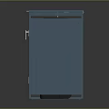 Public Facility Blue Metal Storage Cabinet With Double Doors And Drawers