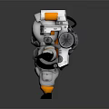 Modern Game Character Cartoon Astronaut Animation Astronaut Animation Astronaut Cartoon Astronaut 3d model
