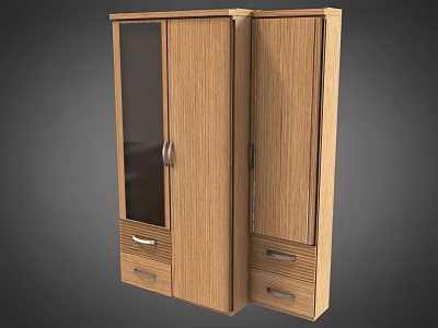 Modern wardrobe 3d model