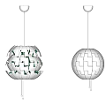 Alien chandelier 3d model