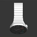 Fashionable Modern Wristwatch Accessory With Silver Metal Strap And Sleek Design