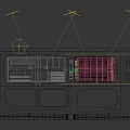 Spacious Bright Modern Industrial Warehouse Equipped With Storage Racks Stacked Pallet Goods And Overhead Cranes