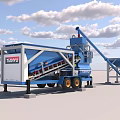 Efficient Industrial Plant Mobile Crushing System with Conveyor Belt and Processing Equipment