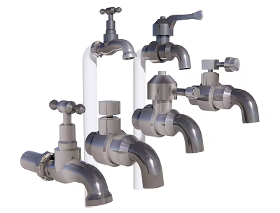 Modern faucet 3d model