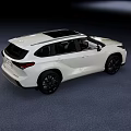 White Modern SUV With Sleek Exterior Black Wheels And Sunroof Design