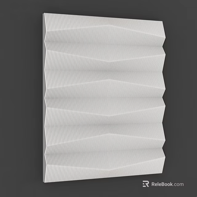 Modern Interior Wall Paneling With Striped 3D Textured Design For Home Decor 3d model 