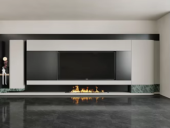 Modern TV Wall 3d model