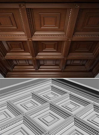 suspended ceiling 3d model