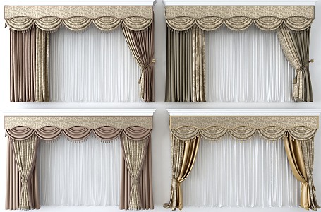 Curtains 3d model