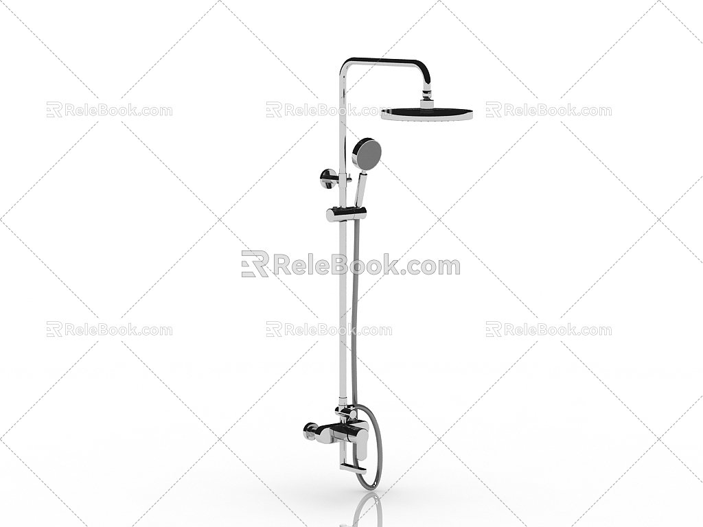 Modern Shower 3d model