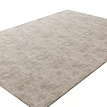 modern square carpet 3d model